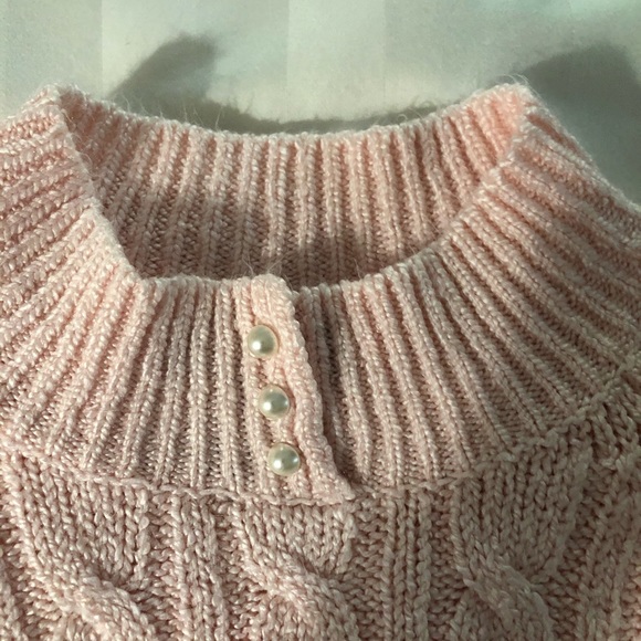 Karen Scott Pale Pink Sweater - Picture 4 of 6